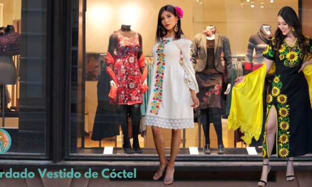 Bordado Vestido de Cóctel: Elegancia Cada Puntada